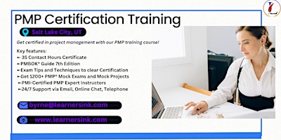 Hauptbild für PMP Exam Preparation Training Classroom Course in Salt Lake City, UT