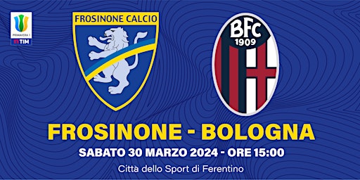 Frosinone Calcio - Bologna primary image