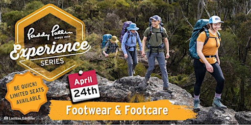 Paddy Pallin Perth | Experience Series | Footwear & Footcare primary image