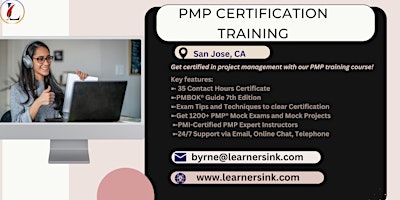 PMP Exam Preparation Training Classroom Course in San Jose, CA primary image