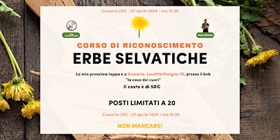 Imagem principal de Corso di riconoscimento erbe | Giro d'Italia edition