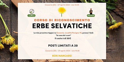 Immagine principale di Corso di riconoscimento erbe | Giro d'Italia edition 