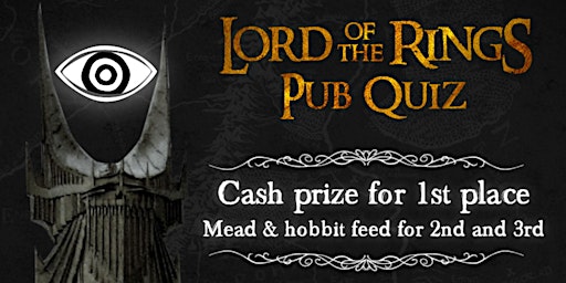 Imagem principal do evento Lord of the Rings Quiz Night
