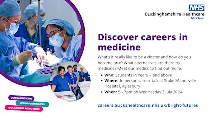 Discover careers in medicine