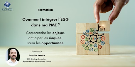 Formation: Comment intégrer l'ESG dans ma PME?