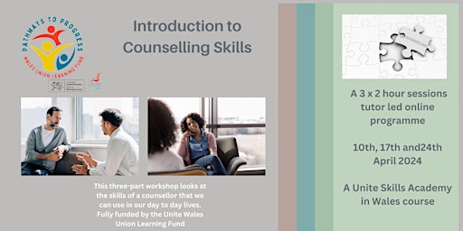 Imagen principal de Unite Skills Academy - An Introduction to Counselling Skills