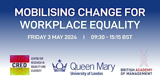 Imagem principal do evento Mobilising Change for Workplace Equality