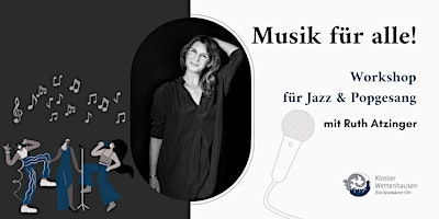 Musik für alle! Workshop für Jazz- und Popgesang primary image