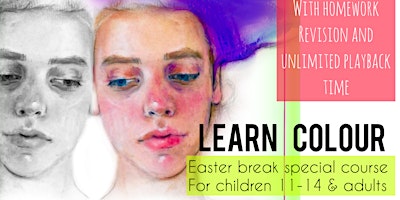 Image principale de 5-Day Live Online Painting Course for Children 11-14 & adults