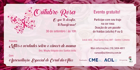 Imagem principal do evento OUTUBRO ROSA NA ACIL