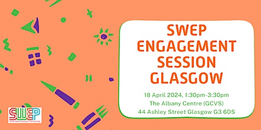 Immagine principale di Social Work Education Partnership Scotland Engagement Session - Glasgow 