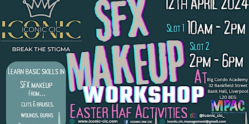 Iconic kids workshop special effects and stage  make up primary image