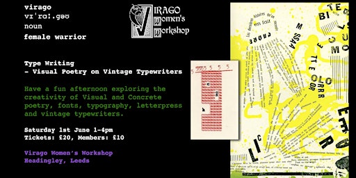Imagem principal do evento Type Writing - Visual Poetry on Vintage Typewriters
