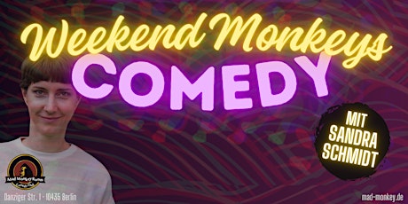 Weekend Monkeys Comedy | MAIN SHOW 20:00 UHR | Stand Up im Mad Monkey Room