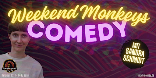 Hauptbild für Weekend Monkeys Comedy | MAIN SHOW 20:00 UHR | Stand Up im Mad Monkey Room