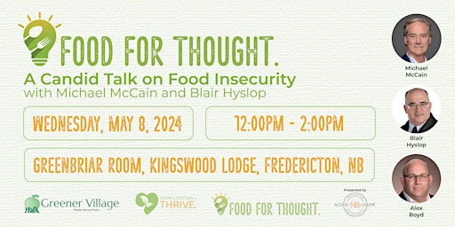 Primaire afbeelding van Food for Thought Luncheon: A Candid Talk on Food Insecurity