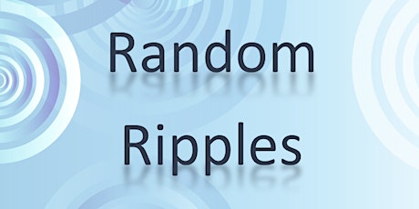 Random Ripples Speaking Event - Mercure Hotel - Friday 19 April 2024