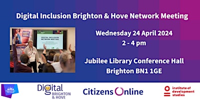Digital Inclusion in Brighton Network Meeting primary image