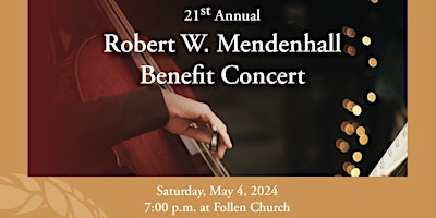 21st Annual Mendenhall Benefit Concert primary image