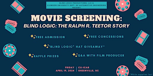 Immagine principale di Free Movie Screening - “Blind Logic: The Ralph R. Teetor Story” 