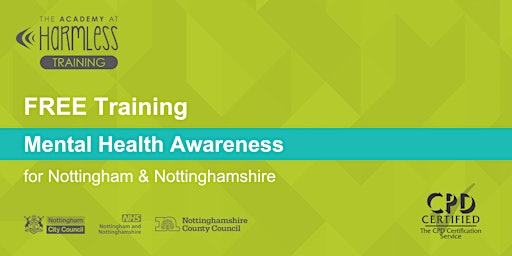 Hauptbild für Mental Health Awareness training (Nottingham, Nottinghamshire & Bassetlaw)