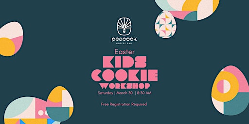 Primaire afbeelding van Peacock Easter Kids Cookie Workshop