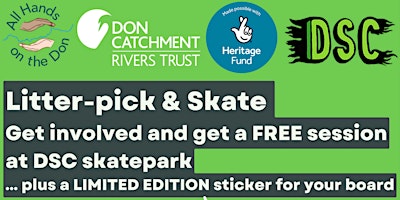 Imagen principal de Doncaster Litter-pick & Skate (get a free skate session!)