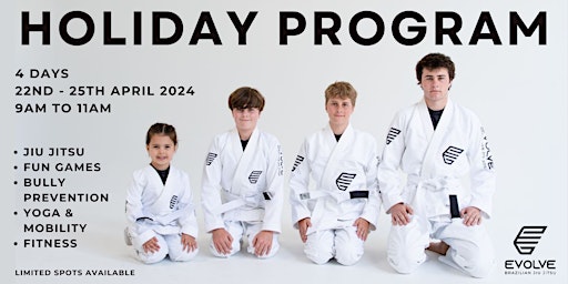 Evolve Brazilian Jiu Jitsu Kids Holiday Program primary image