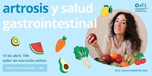 Imagen principal de Taller de nutrición: ARTROSIS Y SALUD GASTROINTESTINAL
