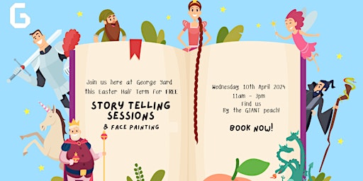 Primaire afbeelding van FREE Storytelling Sessions at George Yard!