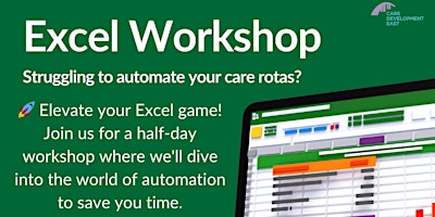 Image principale de Excel workshop 6