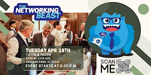Imagen principal de Networking Event & Business Card Exchange by The Networking Beast (FTL)