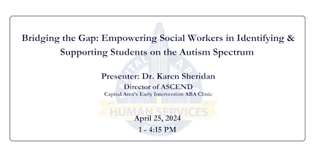 Empowering Social Workers in Identifying & Supporting Students on the Autism Spectrum