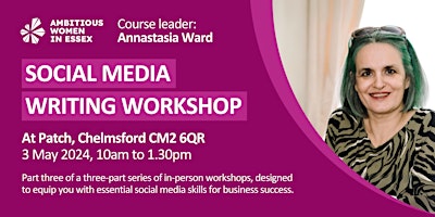 Ambitious Women Social Media Writing for Businesses Workshop primary image