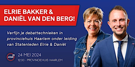 Debattraining onder leiding van Elrie Bakker en Daniël van den Berg