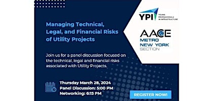Utility Panel Discussion - Managing Technical, Legal, and Financial Risks primary image