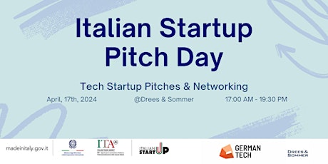 Italian Startup - Pitch Day - Drinks & Pizza