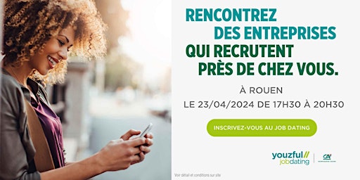 Imagem principal do evento Les entreprises de Rouen et alentours recrutent !