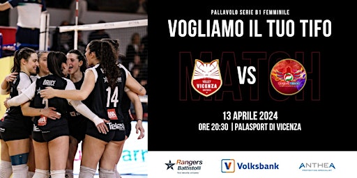 Image principale de Vicenza Volley VS Azimut Giorgione TV