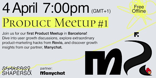 Hauptbild für Product meetup#1: user growth & product marketing