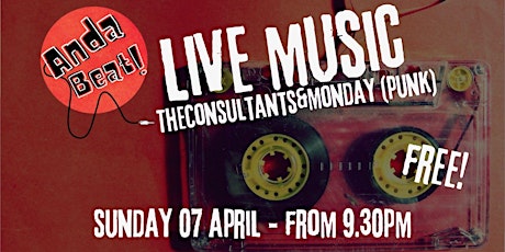 TheConsultants&MondayProof -  Punk - Live Music - Anda Beat