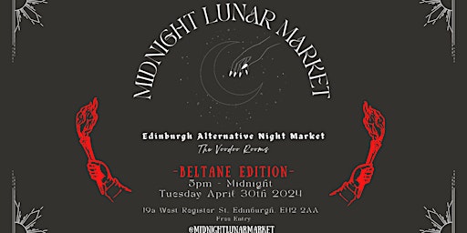 Primaire afbeelding van Midnight Lunar Market - Beltane Edition