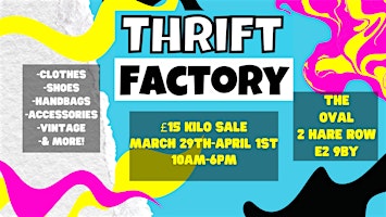 Thrift Factory @ The Oval primary image