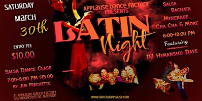 Latin Night Dance Party - Salsa Bachata Music & More primary image