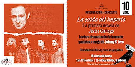 Javier Gallego presenta su primera novela, LA CAÍDA DEL IMPERIO.