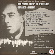 Bad Poems: Poetry of Resistance, Defiance & Dissent