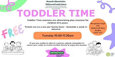 Toddler Time - Boughton Leigh CFC primary image