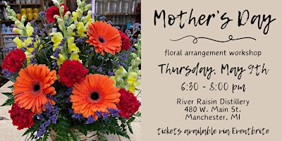 Image principale de Mother's Day Floral Arrangement Workshop