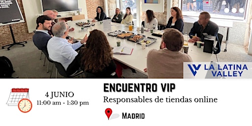 Encuentro VIP entre responsables de tiendas online en Madrid primary image