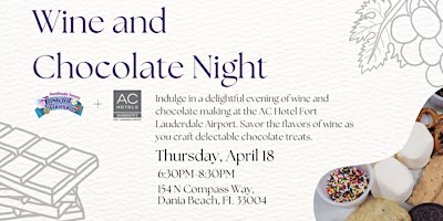 Imagem principal de Wine and Chocolate Night with Tasteful Thoughts Chocolate